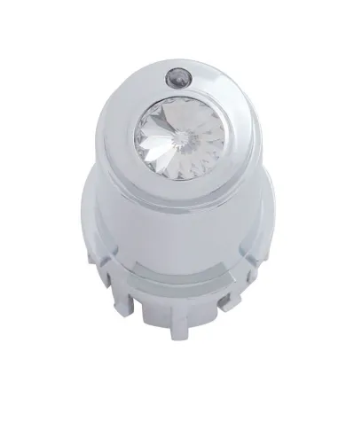 UP41193-Center A/C Control Knob For 2006+ Kenworth  - Clear Crystal