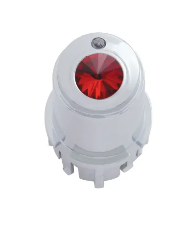 UP41196-Center A/C Control Knob For 2006+ Kenworth - Red Crystal