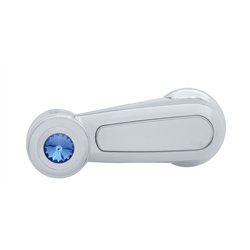 UP41223-Window Crank With Blue Crystal For Peterbilt (2006+)