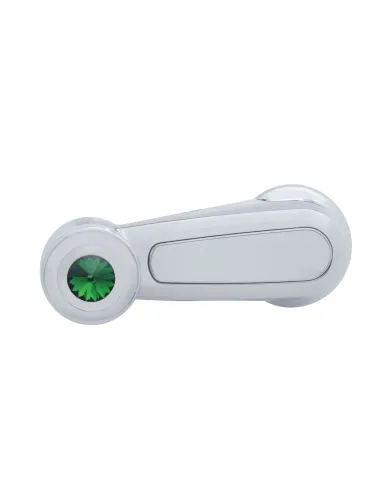 UP41225-Window Crank With Green Crystal For Peterbilt (2006+)