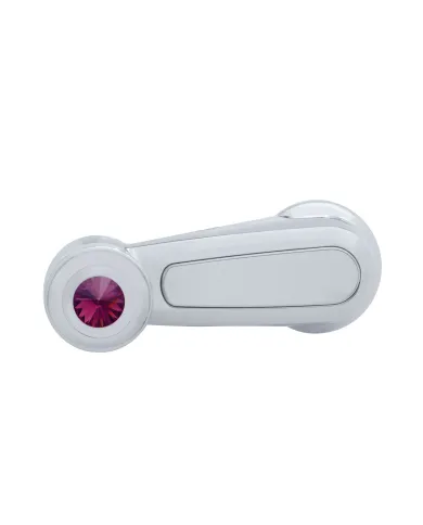 UP41226-Window Crank With Purple Crystal For Peterbilt (2006+)