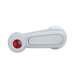UP41227-Window Crank With Red Crystal For Peterbilt (2006+)