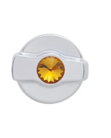 UP41301-Wiper Dial Knob For Kenworth - Amber Crystal