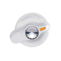 UP41310-Signature Series A/C Control Knob With Color Crystal For International Trucks - Clear Crystal