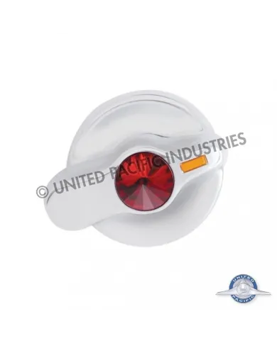 UP41313-Signature Series A/C Control Knob With Color Crystal For International Trucks - Red Crystal