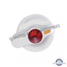 UP41313-Signature Series A/C Control Knob With Color Crystal For International Trucks - Red Crystal