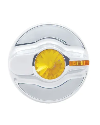 UP41315-Signature A/C Control Knob For Kenworth - Amber Crystal