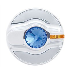 UP41316-Signature A/C Control Knob For Kenworth - Blue Crystal