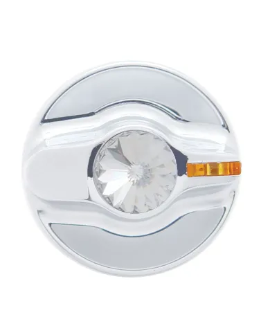 UP41317-Signature A/C Control Knob For Kenworth - Clear Crystal
