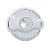 UP41324-Chrome Plastic A/C Control Knob For 2005 & Older Peterbilt- Clear Crystal
