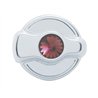 UP41326-Chrome Plastic A/C Control Knob For 2005 & Older Peterbilt- Purple Crystal