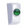 UP41355-Chrome Rocker Switch Plug With Green Crystal For 2006+ Kenworth (Card Of 2)