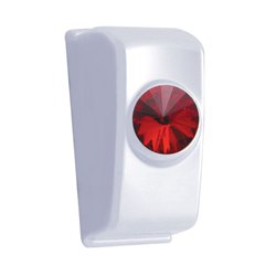UP41357-Chrome Rocker Switch Plug With Red Crystal For 2006+ Kenworth (Card Of 2)