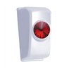 UP41357-Chrome Rocker Switch Plug With Red Crystal For 2006+ Kenworth (Card Of 2)