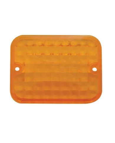 UP30331A-Small Rectangular Light Lens - Amber