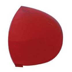 UP41387-Round Dome Light Lens For 2006+ Kenworth  - Red (Card of 2)
