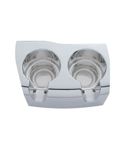 UP41410-Chrome Plastic Cup Holder For Kenworth W900/T800 (2006+) And T660 (2007-2017)