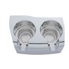 UP41410-Chrome Plastic Cup Holder For Kenworth W900/T800 (2006+) And T660 (2007-2017)