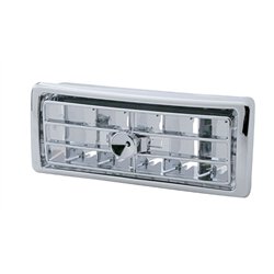 UP41500-Chrome Plastic A/C Vent With Indent For 2002-2005 Kenworth - Center