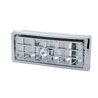 UP41503-Chrome Plastic A/C Vent With Crystal For 2002-2005 Kenworth - Center - Clear Crystal