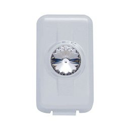 UP41604-Switch Plug Cover For Volvo - Clear Crystal (2-Pack)
