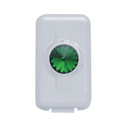 UP41605-Switch Plug Cover For Volvo - Green Crystal (2-Pack)