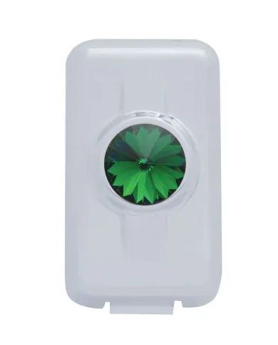 UP41605-Switch Plug Cover For Volvo - Green Crystal (2-Pack)