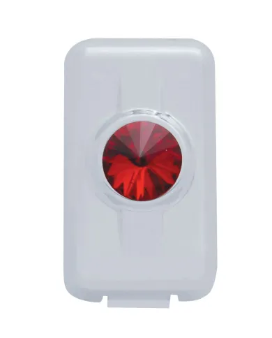 UP41607-Switch Plug Cover For Volvo - Red Crystal (2-Pack)