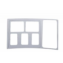 UP41621-Volvo Stainless Center Switch Panel With Vent Trim