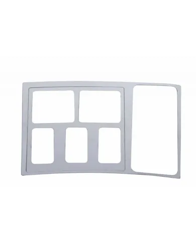 UP41621-Volvo Stainless Center Switch Panel With Vent Trim