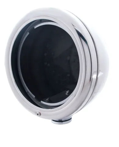 UP30375-Chrome "CLASSIC" Headlight Housing - No Turn Signal