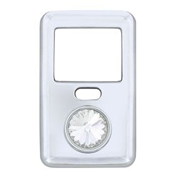UP41646-Rocker Switch Cover With Crystal For 1998-2018 Volvo VNL - Clear