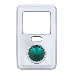 UP41647-Rocker Switch Cover With Crystal For 1998-2018 Volvo VNL - Green