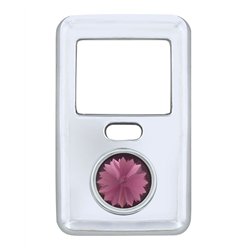 UP41648-Rocker Switch Cover With Crystal For 1998-2018 Volvo VNL - Purple