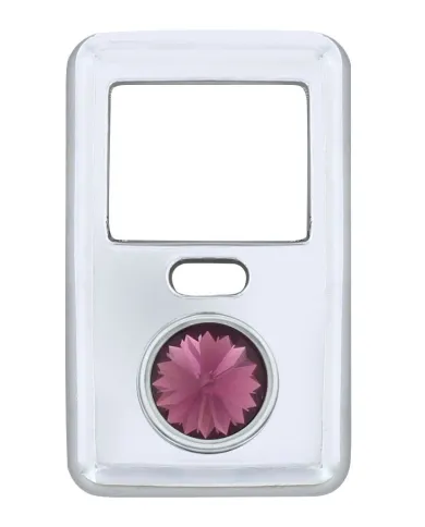 UP41648-Rocker Switch Cover With Crystal For 1998-2018 Volvo VNL - Purple