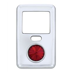 UP41649-Rocker Switch Cover With Crystal For 1998-2018 Volvo VNL - Red