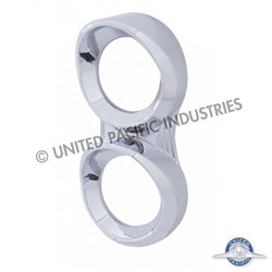 UP41717-2 Gauge Cluster Cover With Visor For Peterbilt (2005 & Older)- Vertical