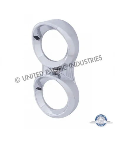 UP41717-2 Gauge Cluster Cover With Visor For Peterbilt (2005 & Older)- Vertical