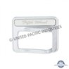 UP41765-Chrome Rocker Switch Cover For Peterbilt 579 (2013-2019) & 567 (2014-2018)- Fifth Wheel