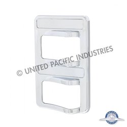UP41767-Chrome Rocker Switch Cover For Peterbilt 579 (2012-2019) & 567 (2014-2019)- 2 Switches