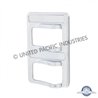 UP41767-Chrome Rocker Switch Cover For Peterbilt 579 (2012-2019) & 567 (2014-2019)- 2 Switches
