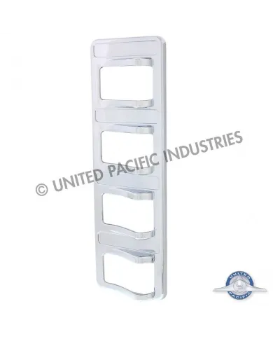 UP41769-Chrome 4-Rocker Switch Cover For Peterbilt 579 (2012-2019) & 567 (2014-2019)- 4 Switches