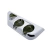 UP41907-Chrome Center Cup Holder Panel For Freightliner Columbia (2003-2011) & Century/Coronado (2002-2010)