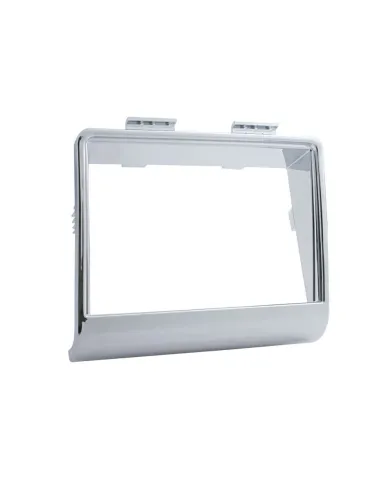 UP41910-Chrome Plastic Upper CB Trim For Freightliner
