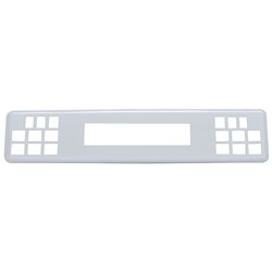 UP41965-Chrome Plastic Center Dash Warning Light Panel Cover For Freightliner