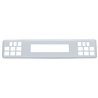 UP41965-Chrome Plastic Center Dash Warning Light Panel Cover For Freightliner