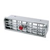 UP41972-Chrome Plastic A/C Vent With Red Crystal For Freightliner