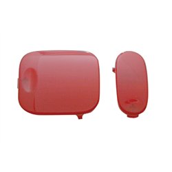 UP41988-Dome Light Lens 2-Piece Set For 2006+ Freightliner Columbia And Coronado - Red