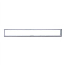 UP42006-Chrome Plastic Vertical Warning Light Panel Bezel For 2000-2010 International 9900/9400/9300/9200