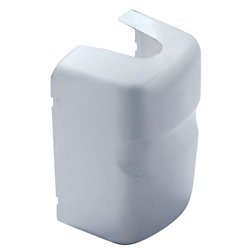 UP42012-Chrome Plastic Bottom Mirror Post Cover For 2000-2010 International  9200I/9400I/9900I- Driver